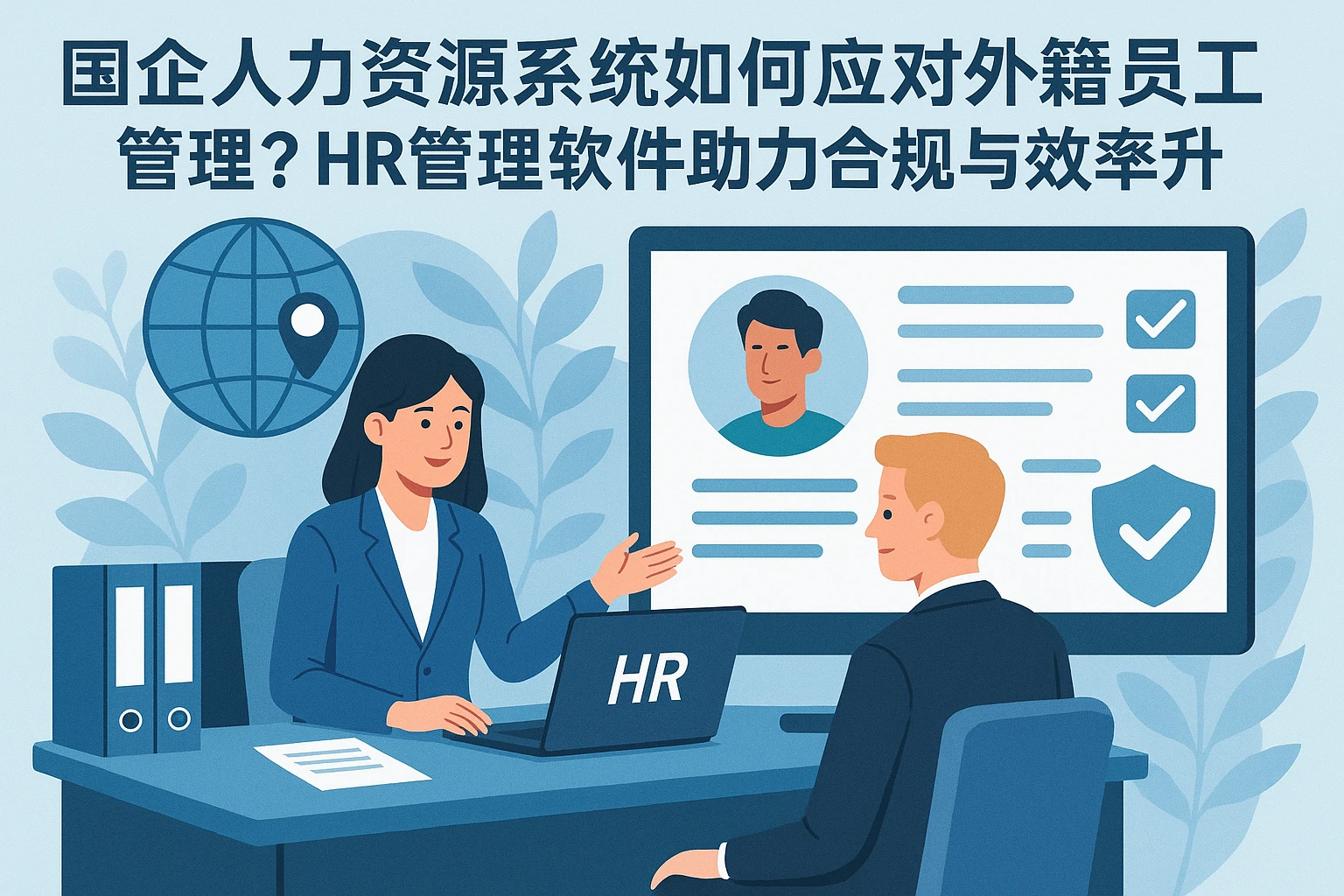 国企人力资源系统如何应对外籍员工管理？HR管理软件助力合规与效率提升