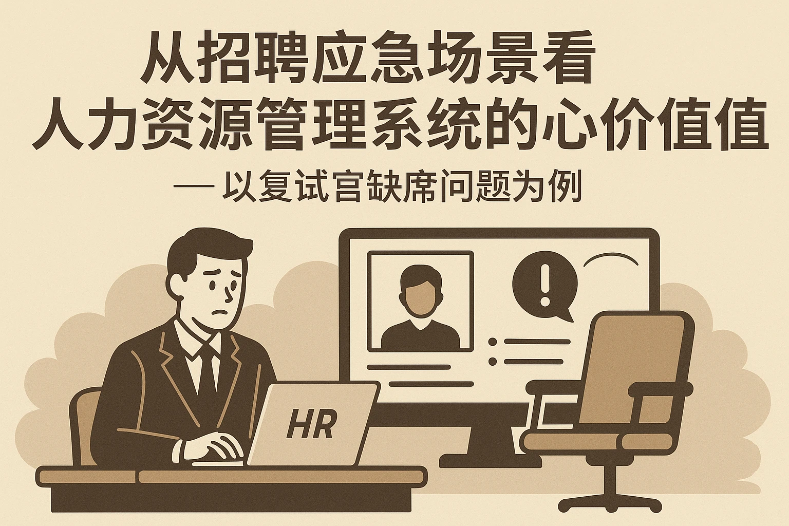 从招聘应急场景看人力资源管理系统的核心价值——以复试官缺席问题为例