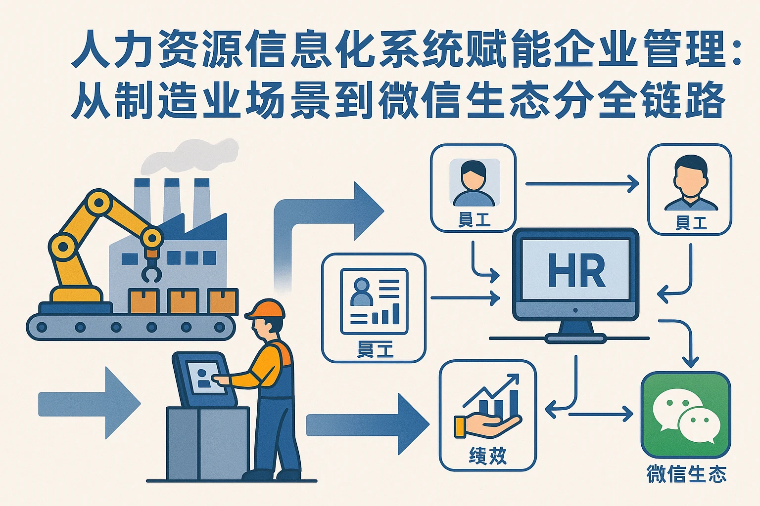 人力资源信息化系统赋能企业管理：从制造业场景到微信生态的全链路升级