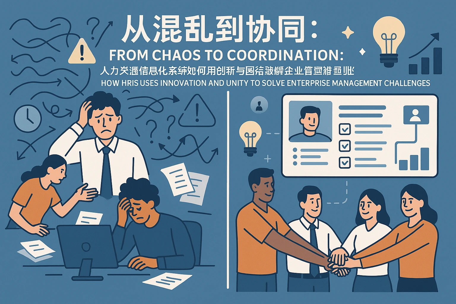 从混乱到协同：人力资源信息化系统如何用创新与团结破解企业管理难题