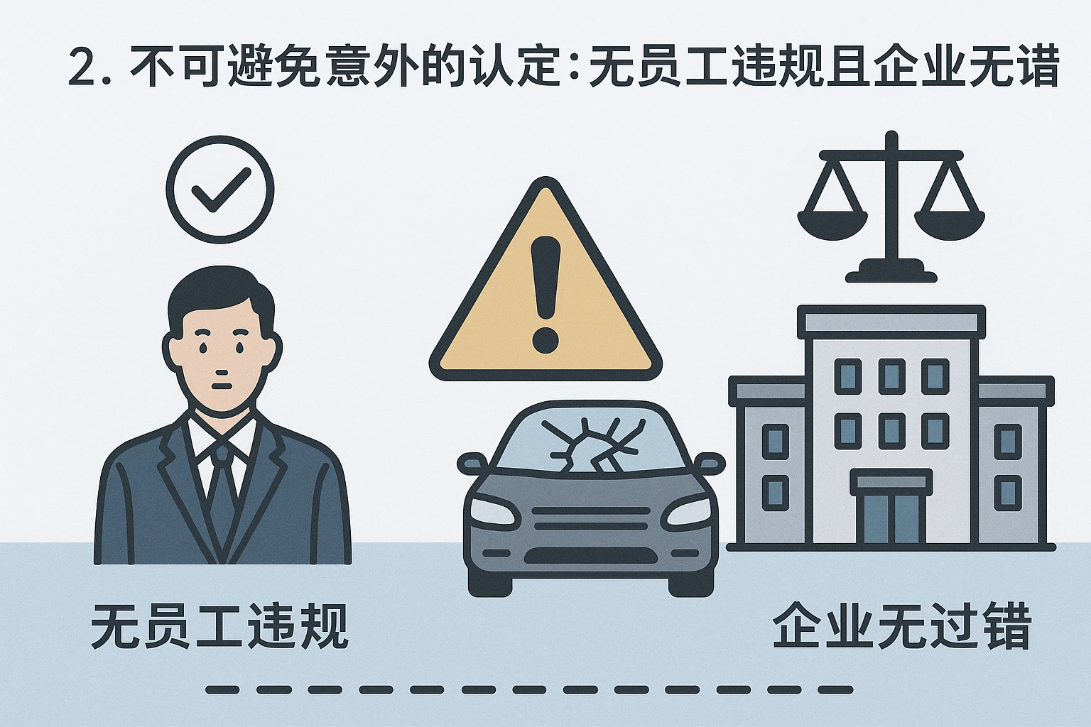2. 不可避免意外的认定：无员工违规且企业无过错
