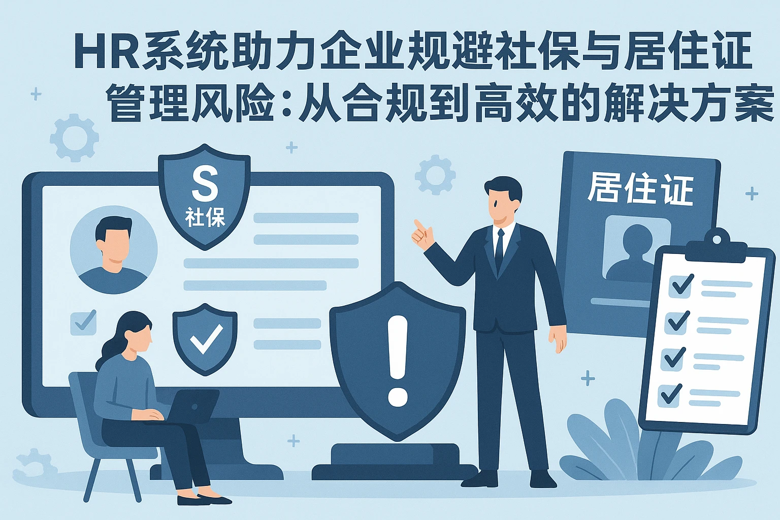 HR系统助力企业规避社保与居住证管理风险：从合规到高效的解决方案