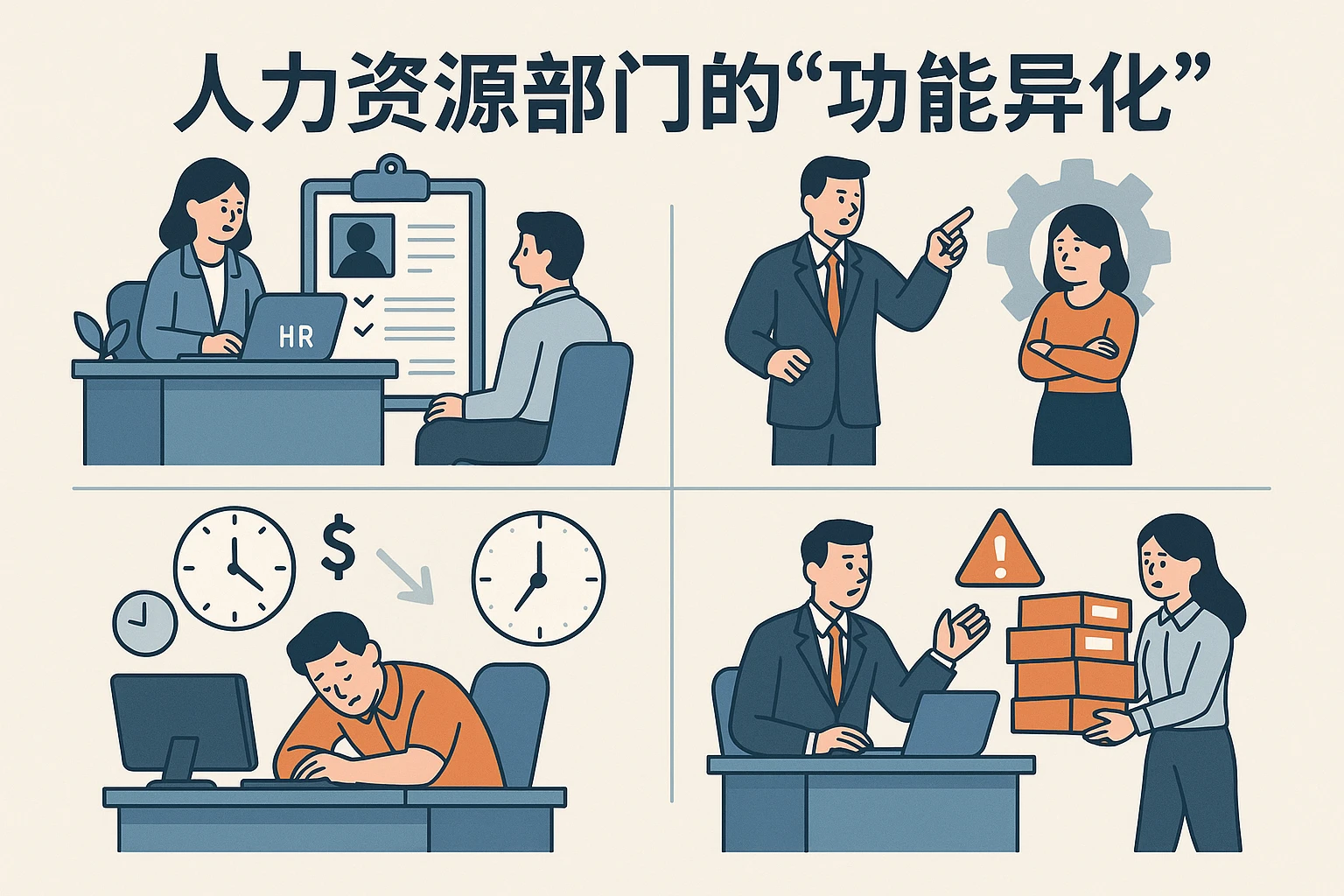 2. 人力资源部门的“功能异化”