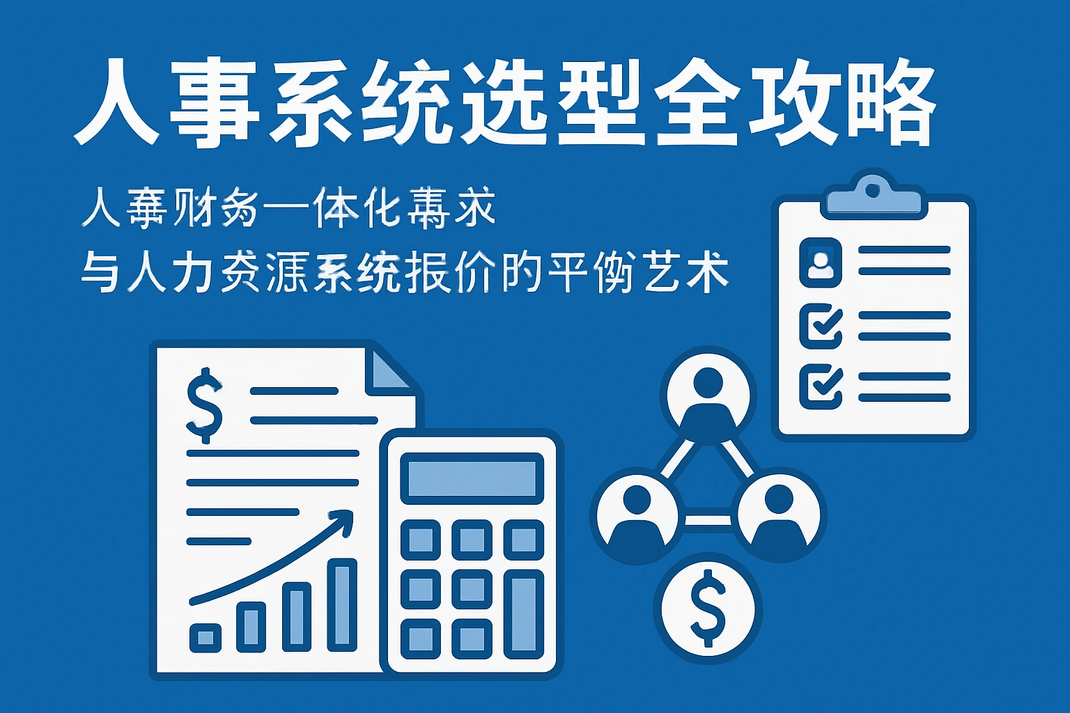人事系统选型全攻略：人事财务一体化需求与人力资源系统报价的平衡艺术