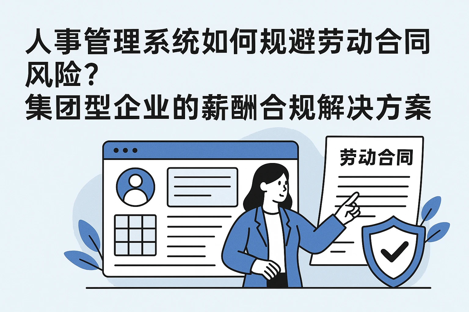 人事管理系统如何规避劳动合同风险？集团型企业的薪酬合规解决方案