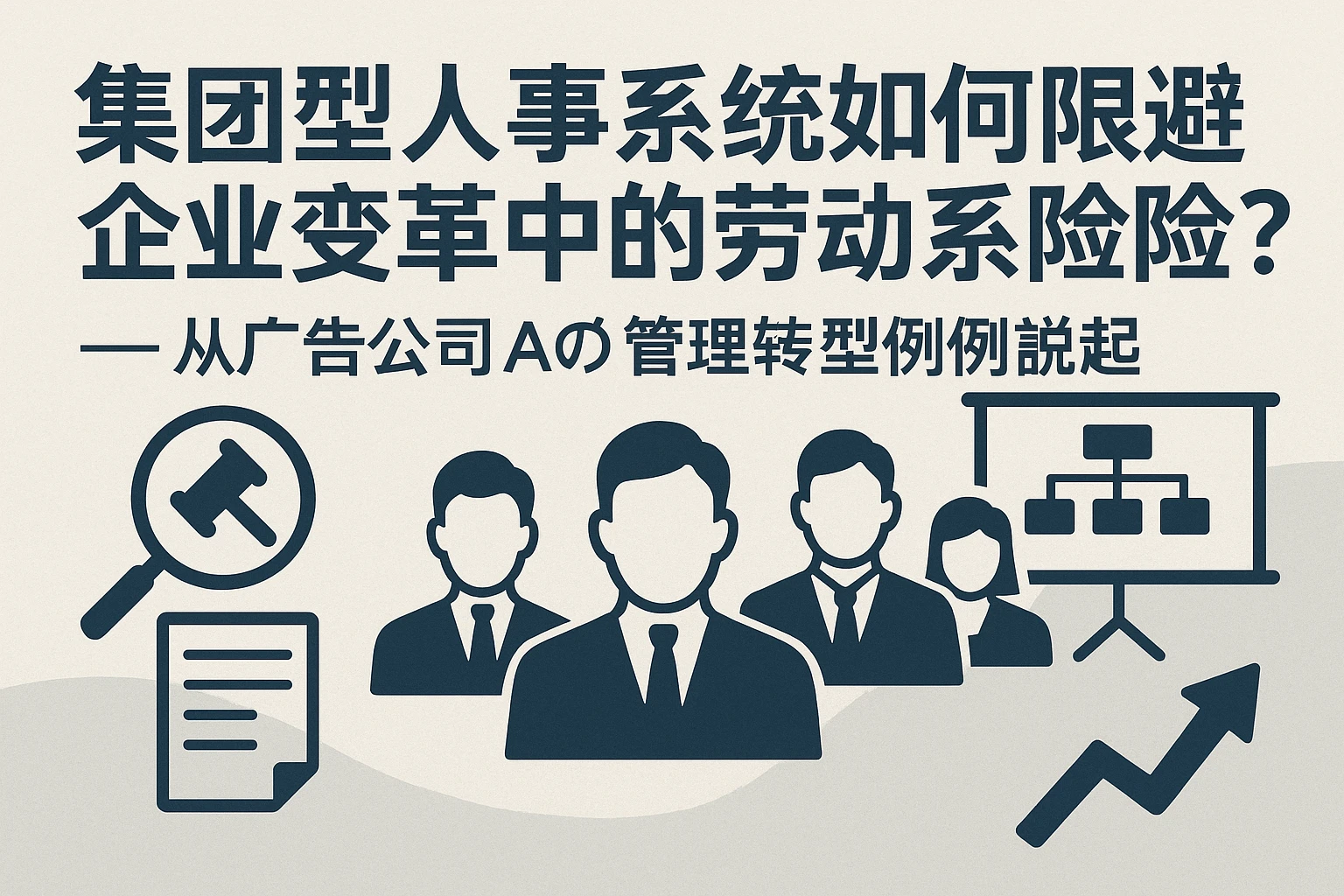 集团型人事系统如何规避企业变革中的劳动关系风险?——从广告公司A的管理转型案例说起
