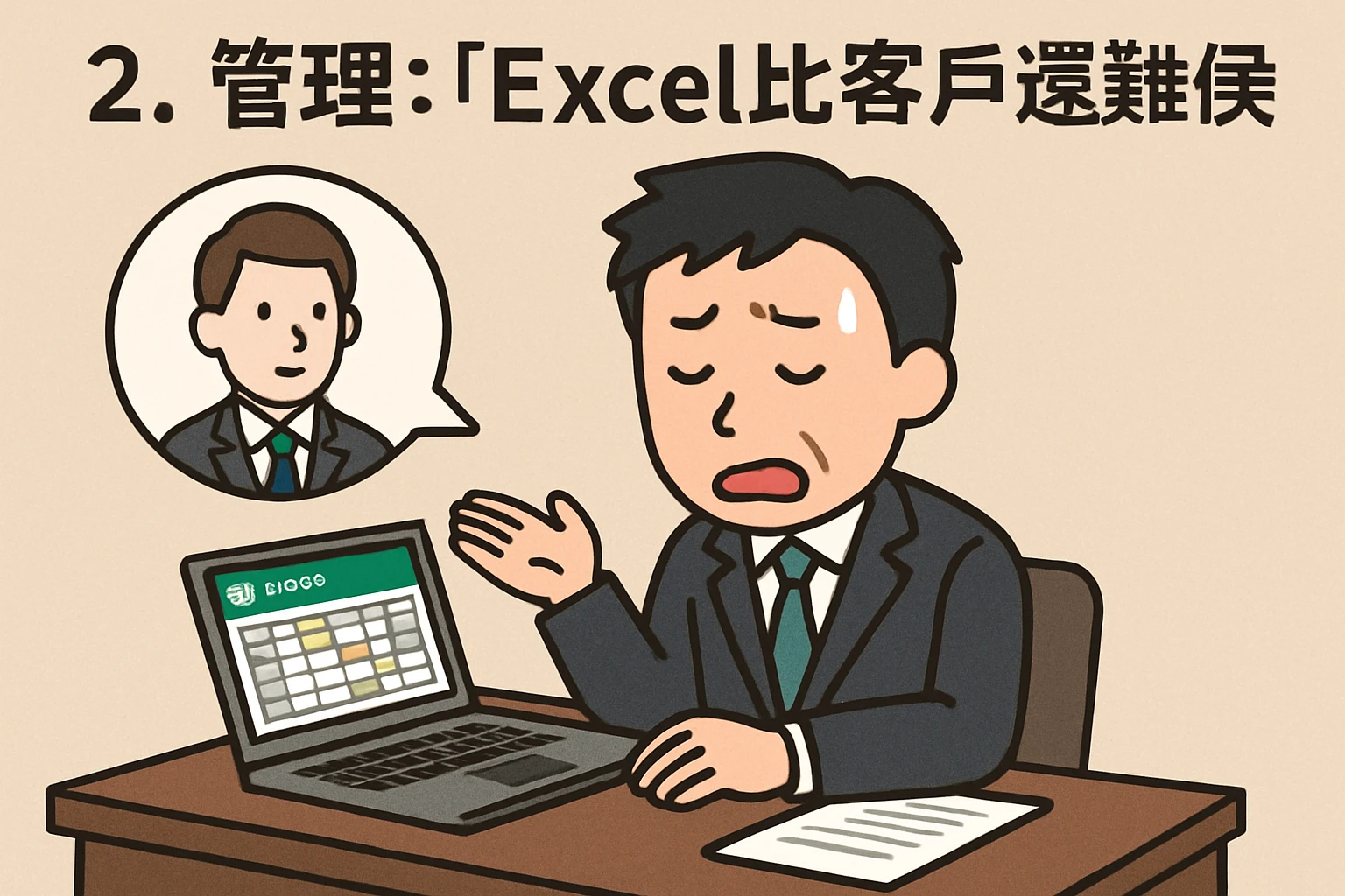 2. 管理：“Excel比客户还难伺候”