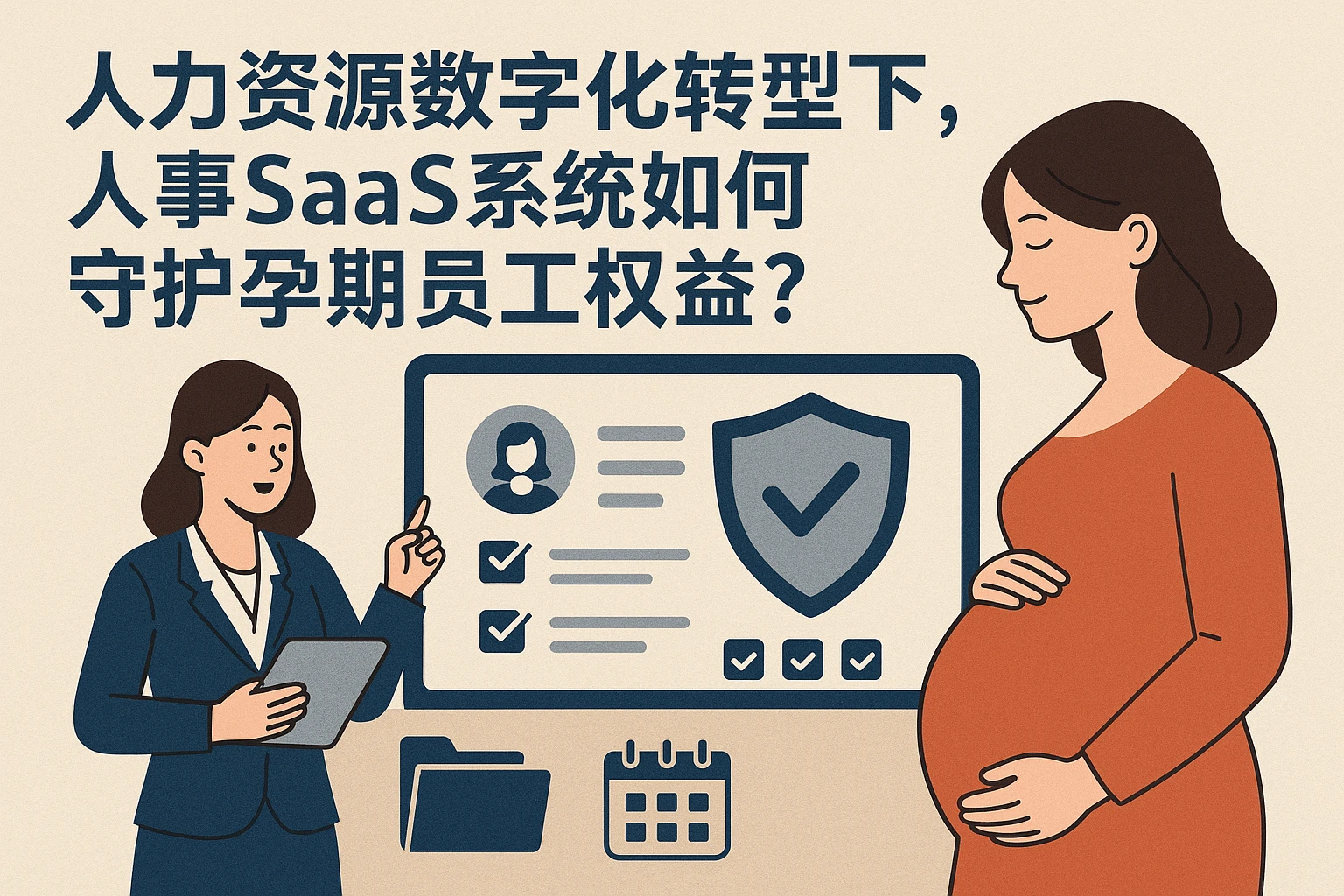 人力资源数字化转型下，人事SaaS系统如何守护孕期员工权益？