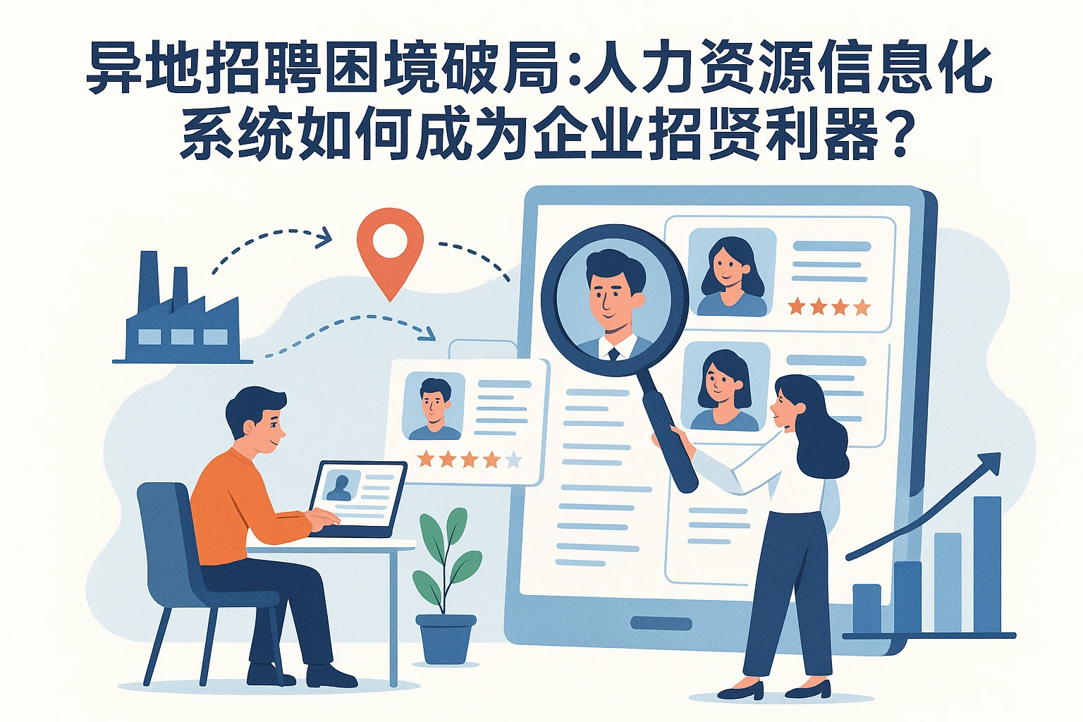 异地招聘困境破局：人力资源信息化系统如何成为企业招贤利器？