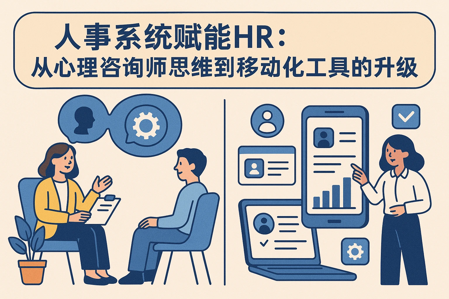 人事系统赋能HR：从心理咨询师思维到移动化工具的效能升级