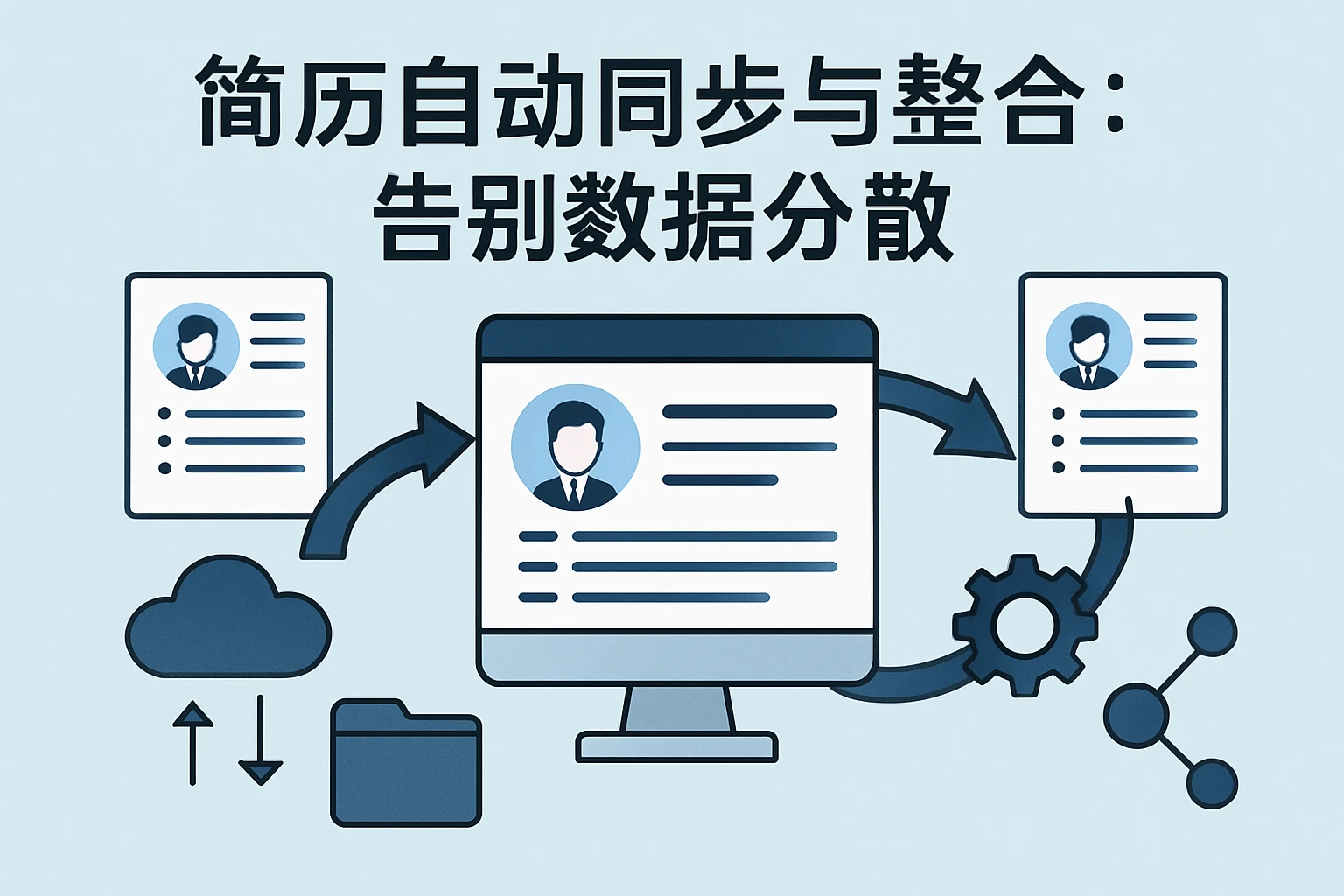 2. 简历自动同步与整合：告别数据分散