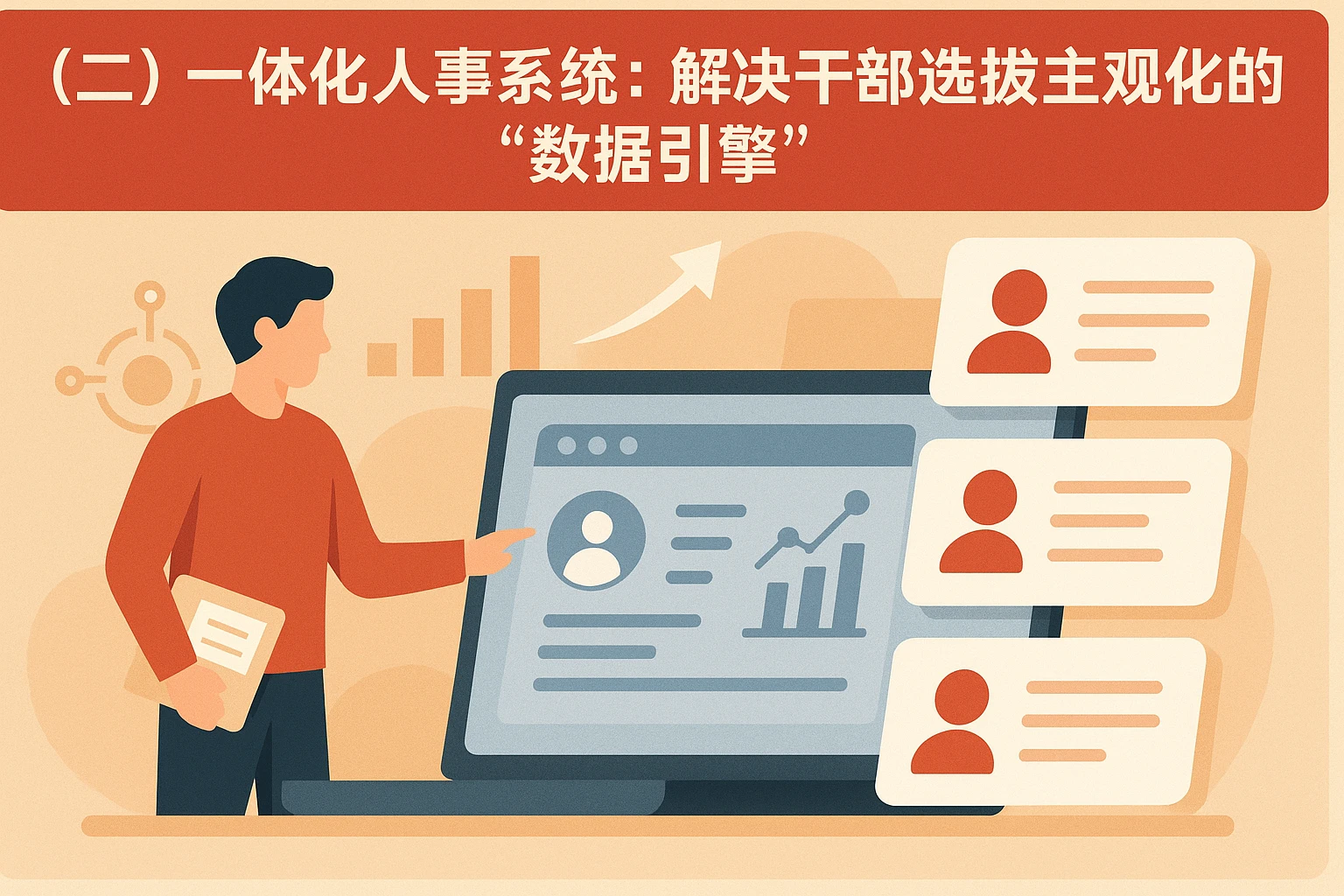 （二）一体化人事系统：解决干部选拔主观化的“数据引擎”