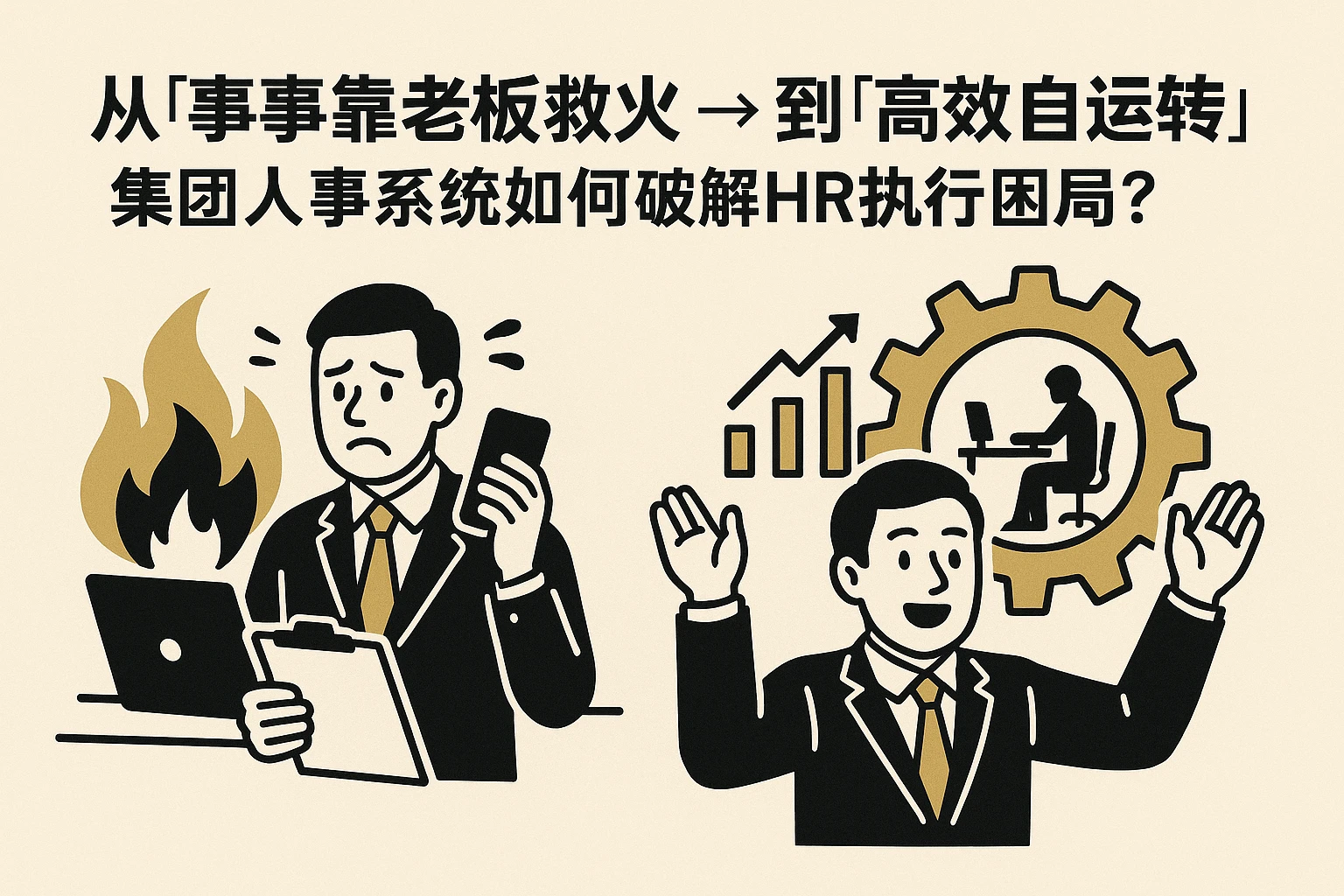 从「事事靠老板救火」到「高效自运转」：集团人事系统如何破解HR执行困局？