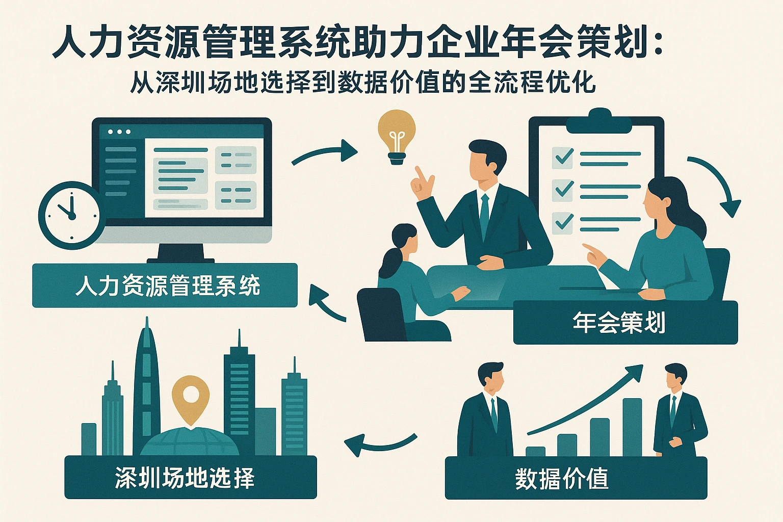 人力资源管理系统助力企业年会策划：从深圳场地选择到数据价值的全流程优化