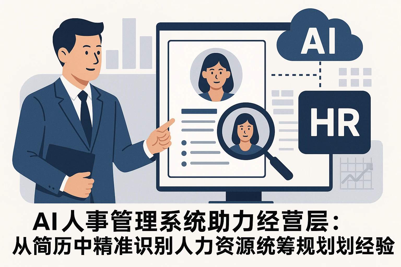 AI人事管理系统助力经营层：从简历中精准识别人力资源统筹规划经验