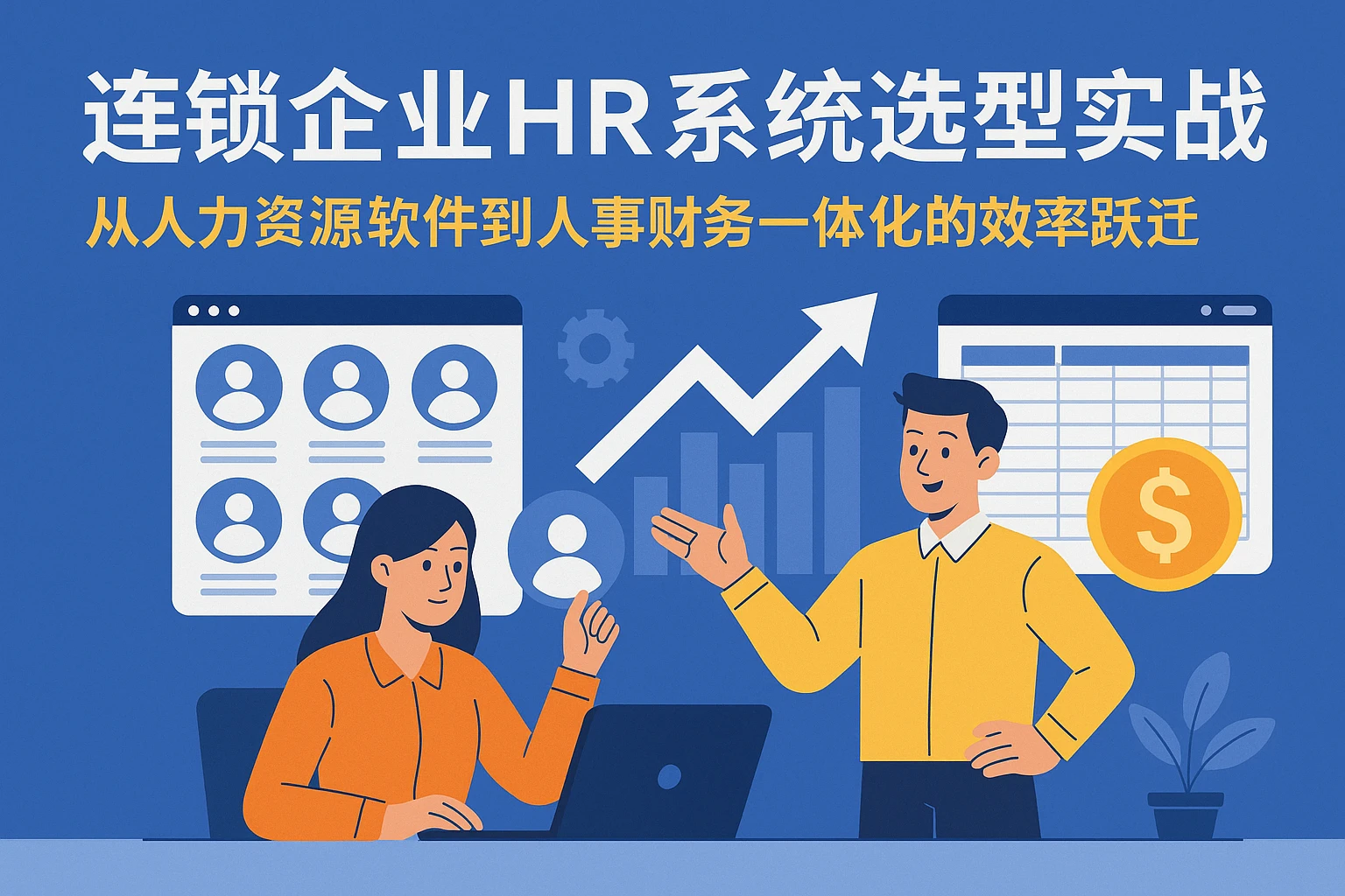 连锁企业HR系统选型实战：从人力资源软件到人事财务一体化的效率跃迁
