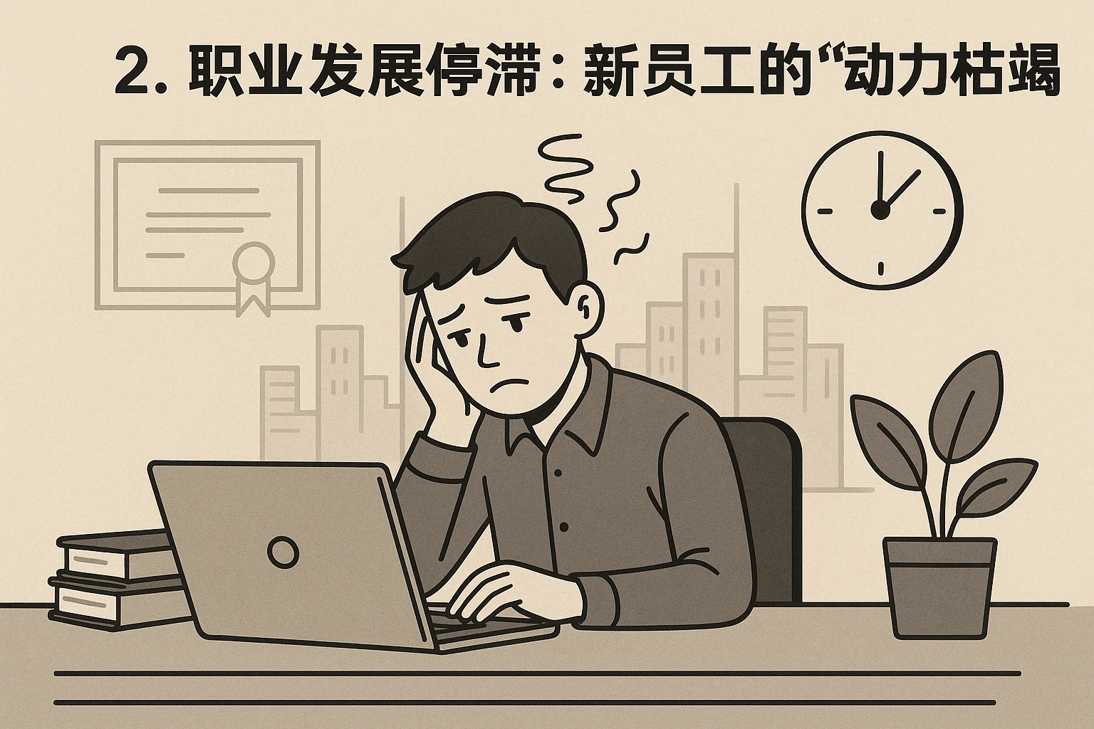 2. 职业发展停滞：新员工的“动力枯竭”