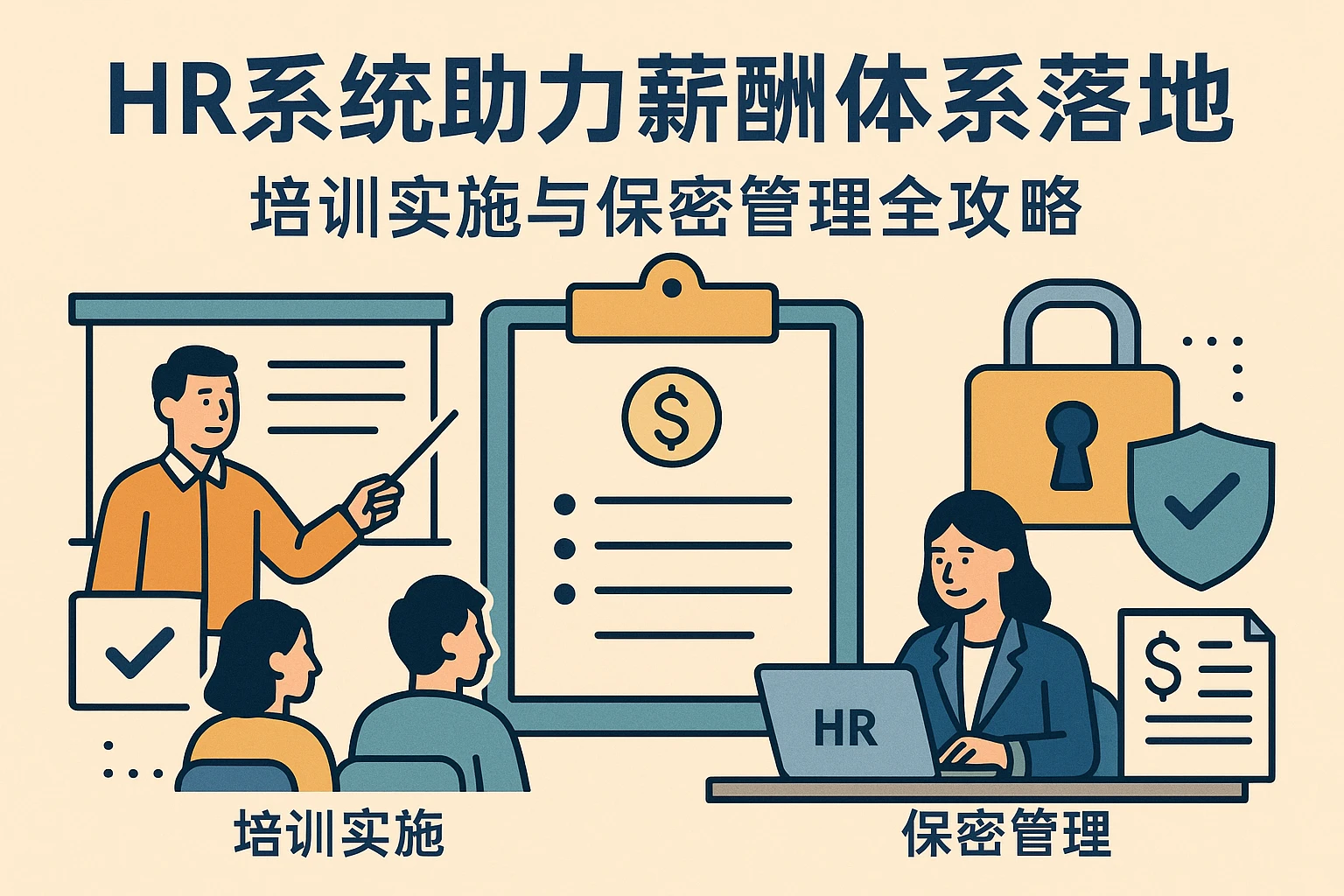 HR系统助力薪酬体系落地：培训实施与保密管理全攻略