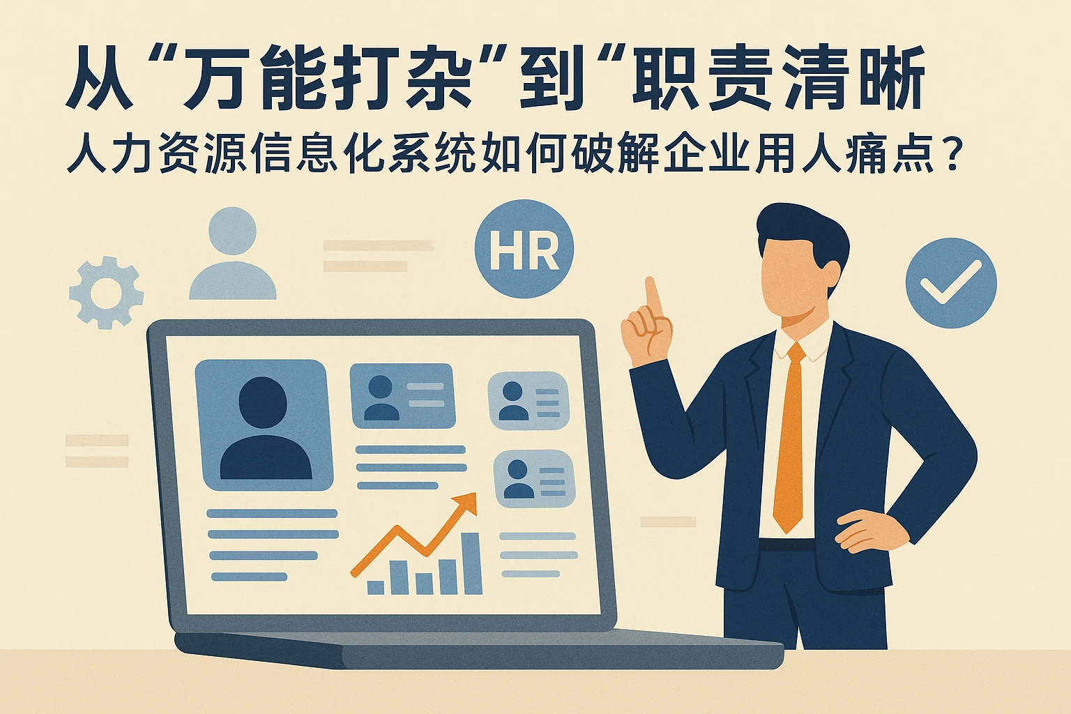 从“万能打杂”到“职责清晰”：人力资源信息化系统如何破解企业用人痛点？