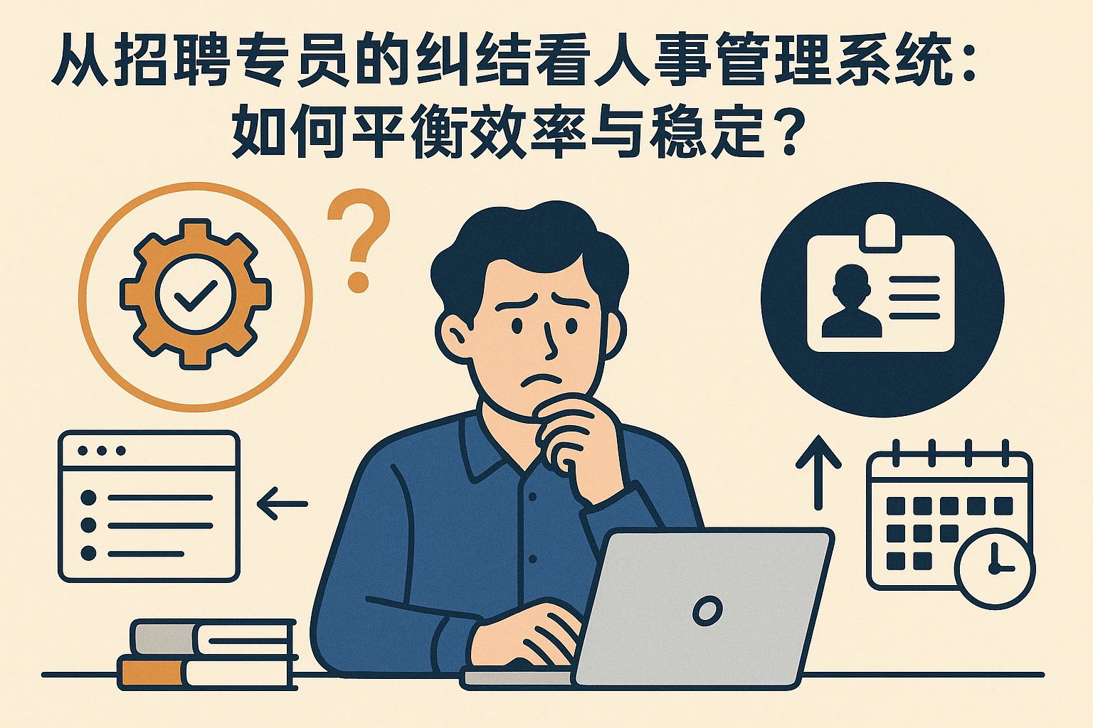 从招聘专员的纠结看人事管理系统：如何平衡效率与稳定？