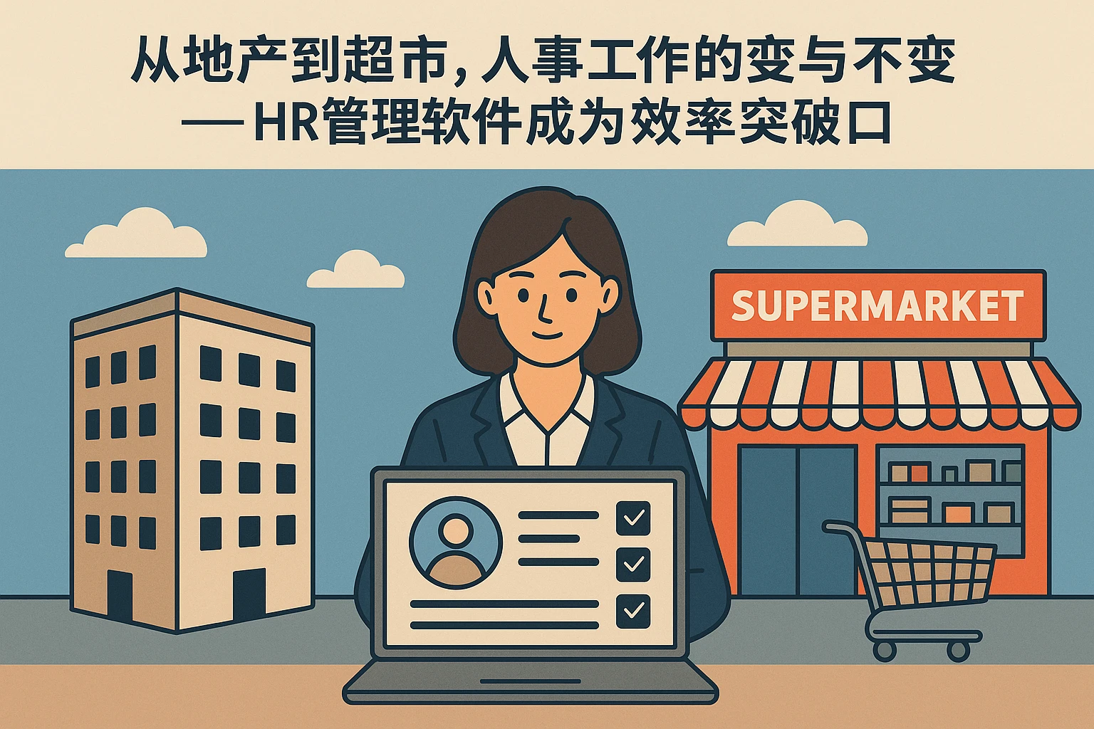 从地产到超市，人事工作的变与不变——HR管理软件成为效率突破口