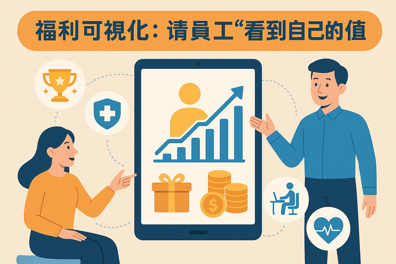 2. 福利可视化：让员工“看到”自己的价值