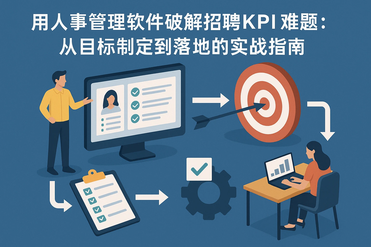 用人事管理软件破解招聘KPI难题：从目标制定到落地的实战指南