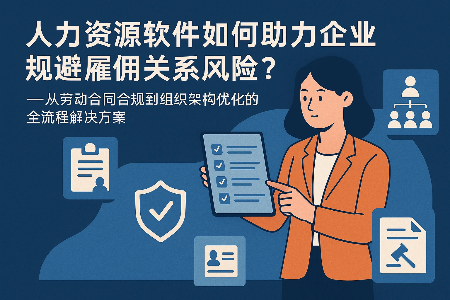 人力资源软件如何助力企业规避雇佣关系风险？——从劳动合同合规到组织架构优化的全流程解决方案