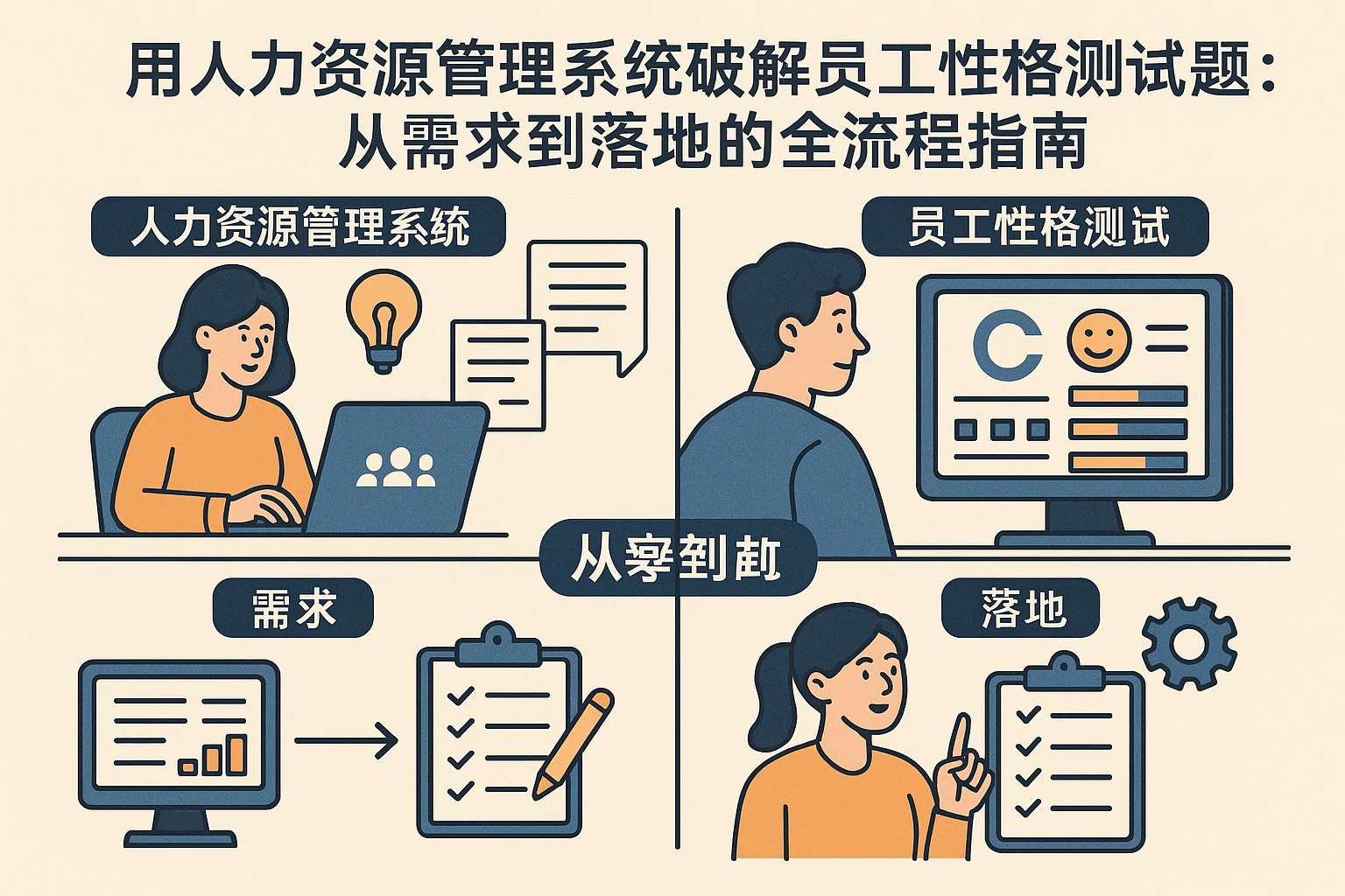 用人力资源管理系统破解员工性格测试难题：从需求到落地的全流程指南