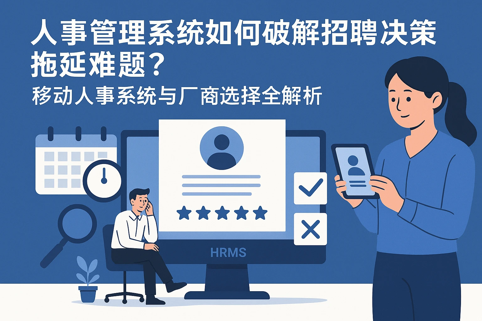 人事管理系统如何破解招聘决策拖延难题？移动人事系统与厂商选择全解析
