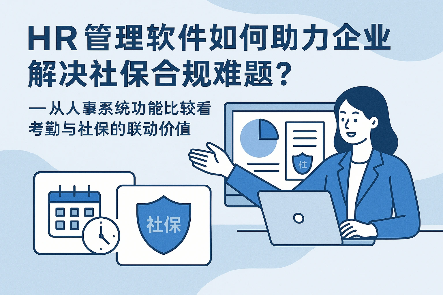 HR管理软件如何助力企业解决社保合规难题？——从人事系统功能比较看考勤与社保的联动价值