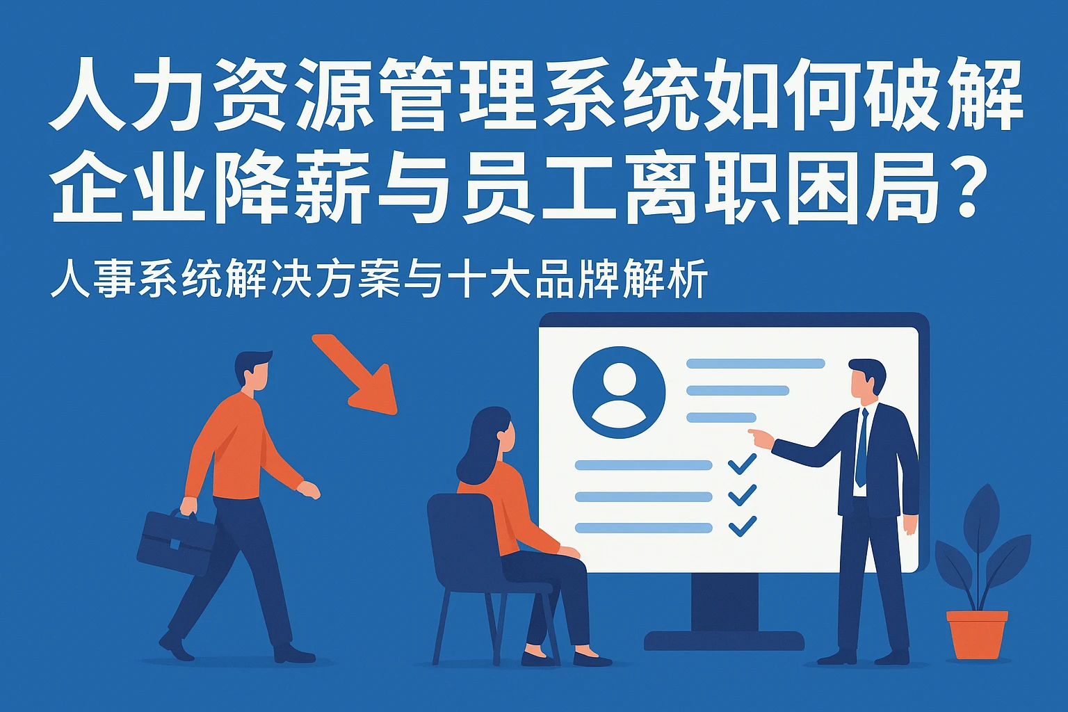 人力资源管理系统如何破解企业降薪与员工离职困局？——人事系统解决方案与十大品牌解析