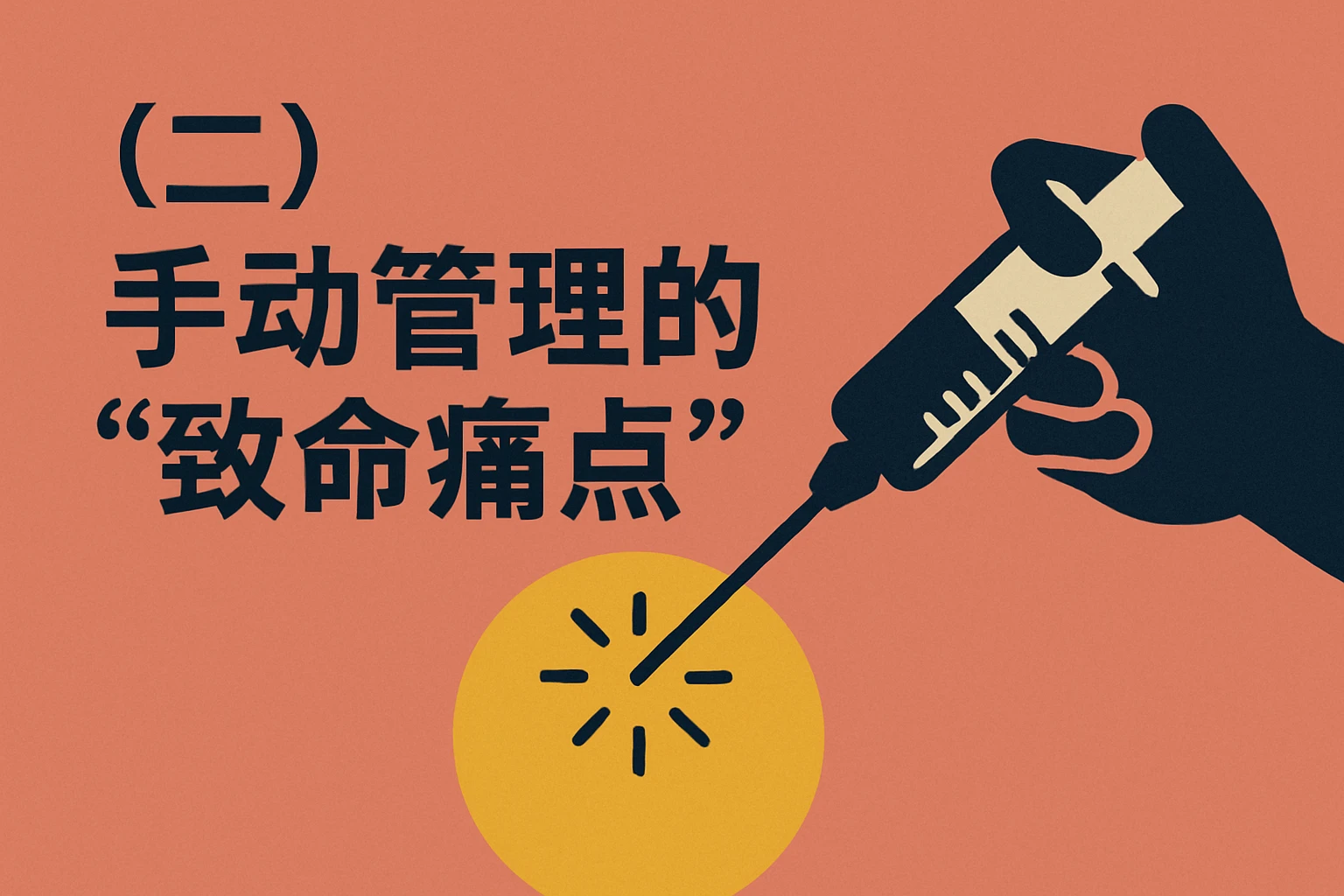 （二）手动管理的“致命痛点”