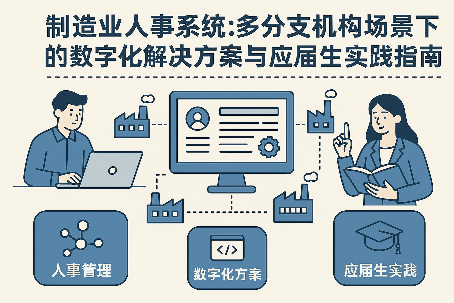 制造业人事系统：多分支机构场景下的数字化解决方案与应届生实践指南