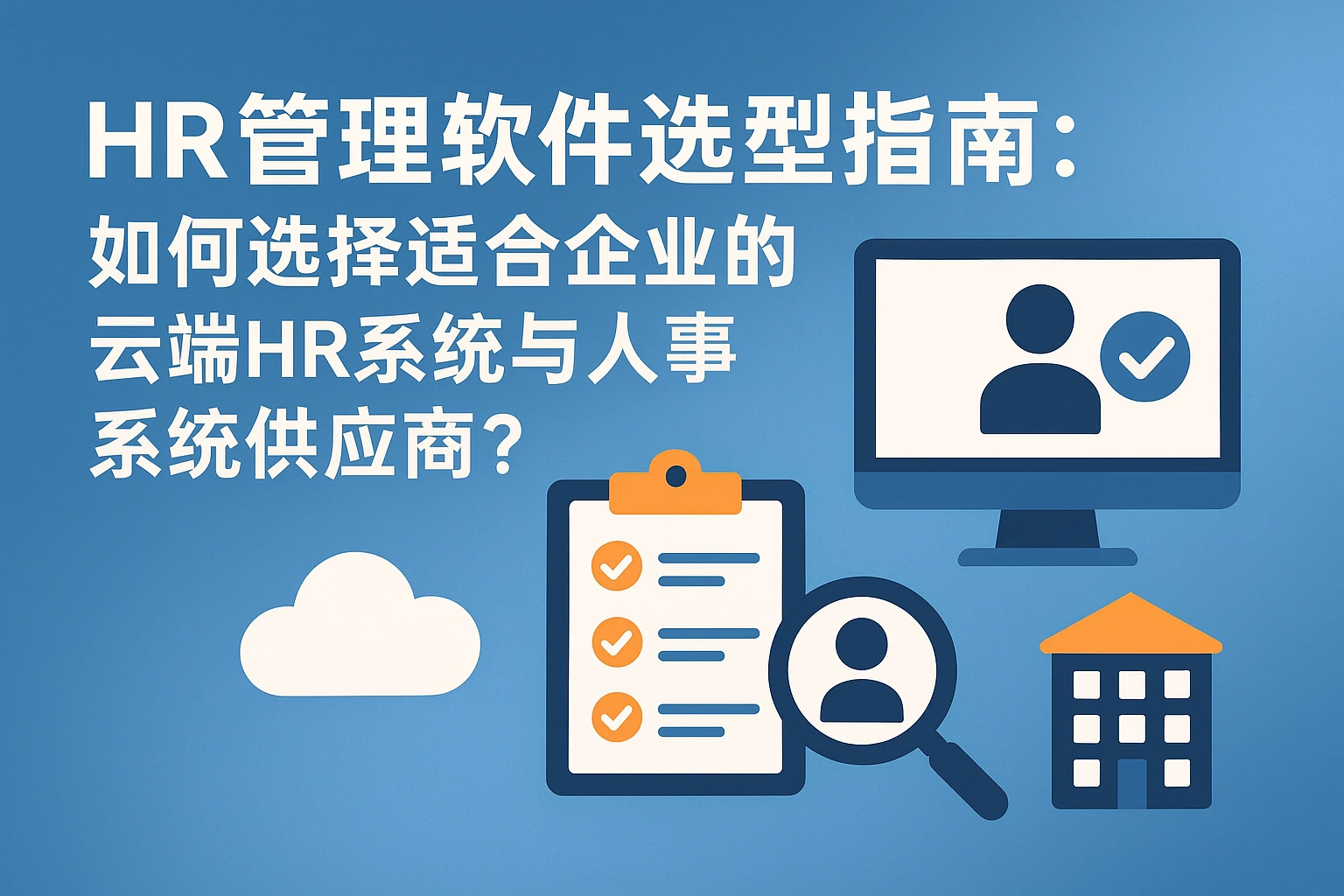 HR管理软件选型指南：如何选择适合企业的云端HR系统与人事系统供应商？