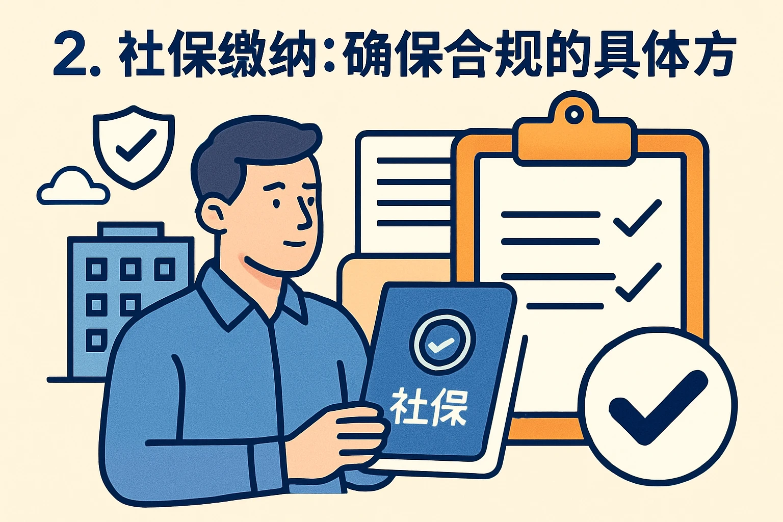 2. 社保缴纳:确保合规的具体方式