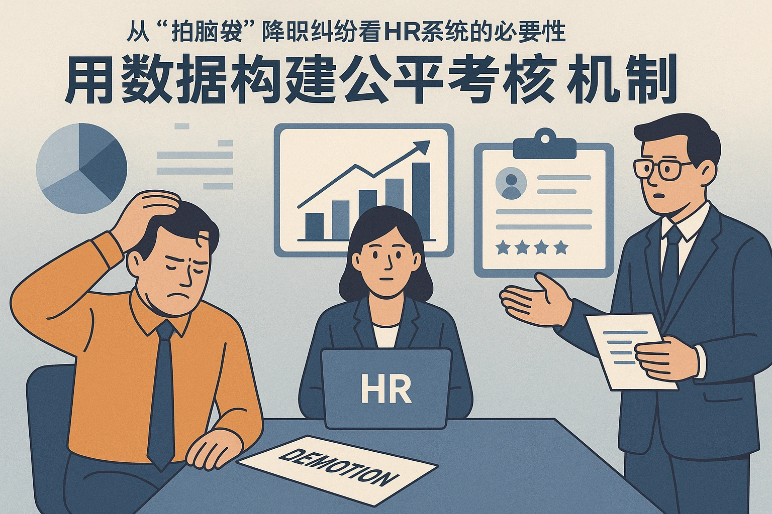 从“拍脑袋”降职纠纷看HR系统的必要性：用数据构建公平考核机制