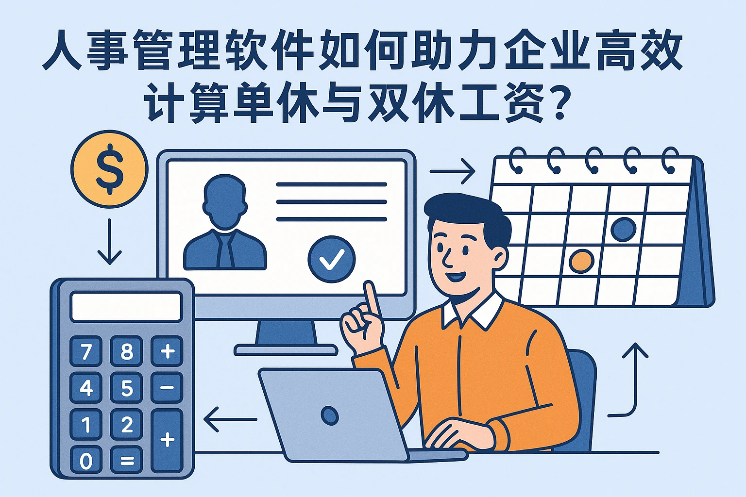 人事管理软件如何助力企业高效计算单休与双休工资？