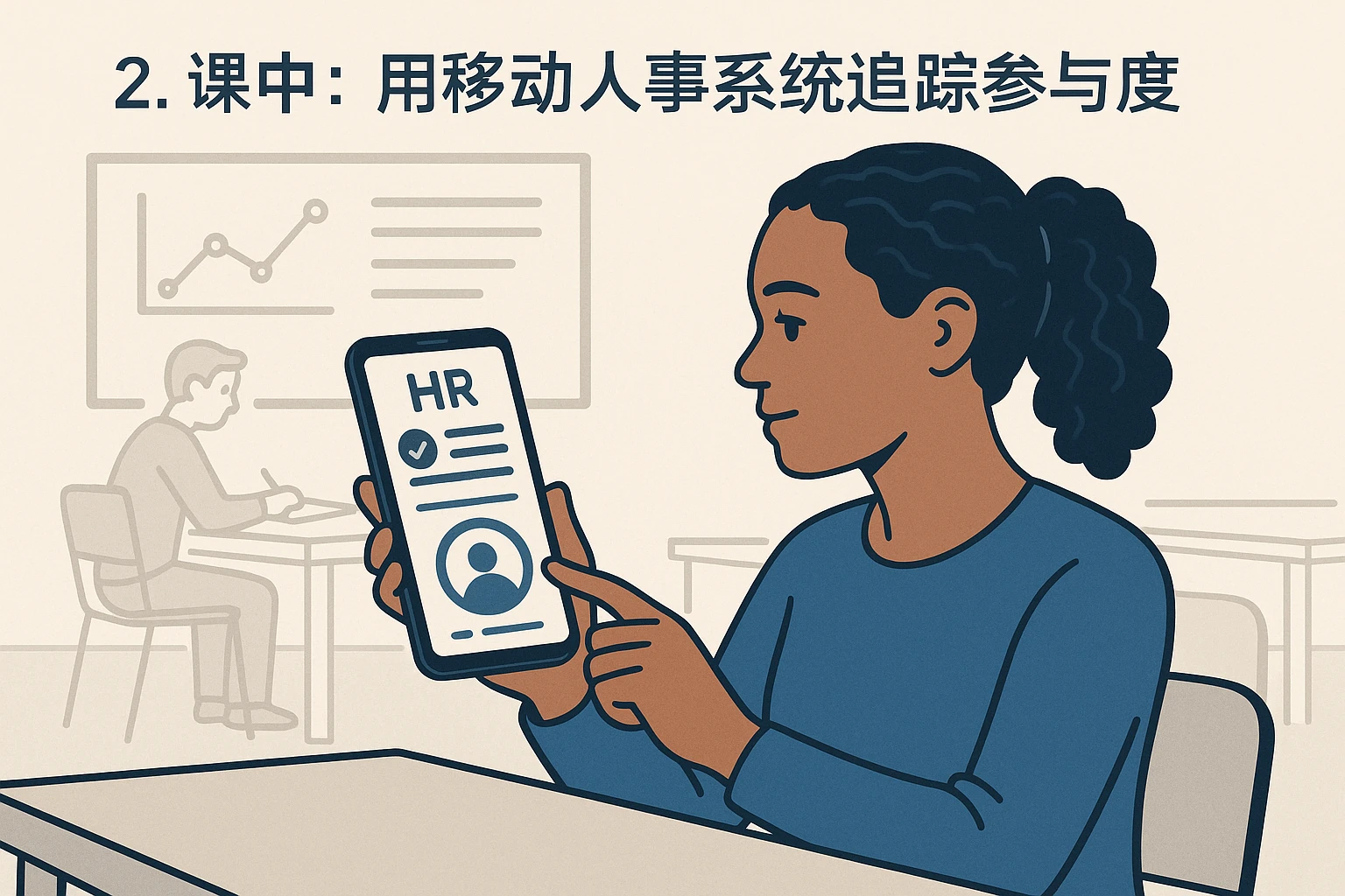 2. 课中：用移动人事系统追踪参与度