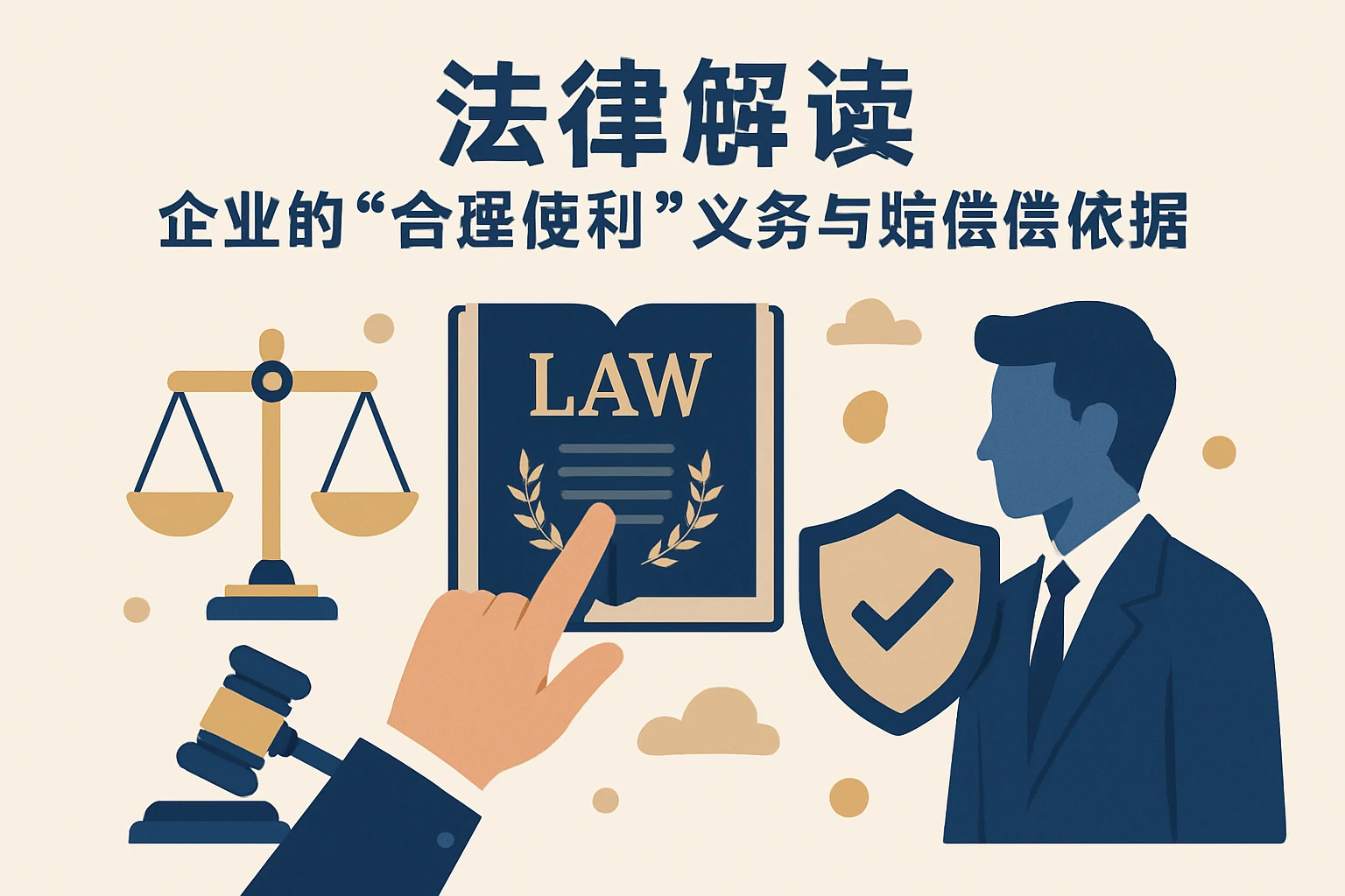 2. 法律解读：企业的“合理便利”义务与赔偿依据