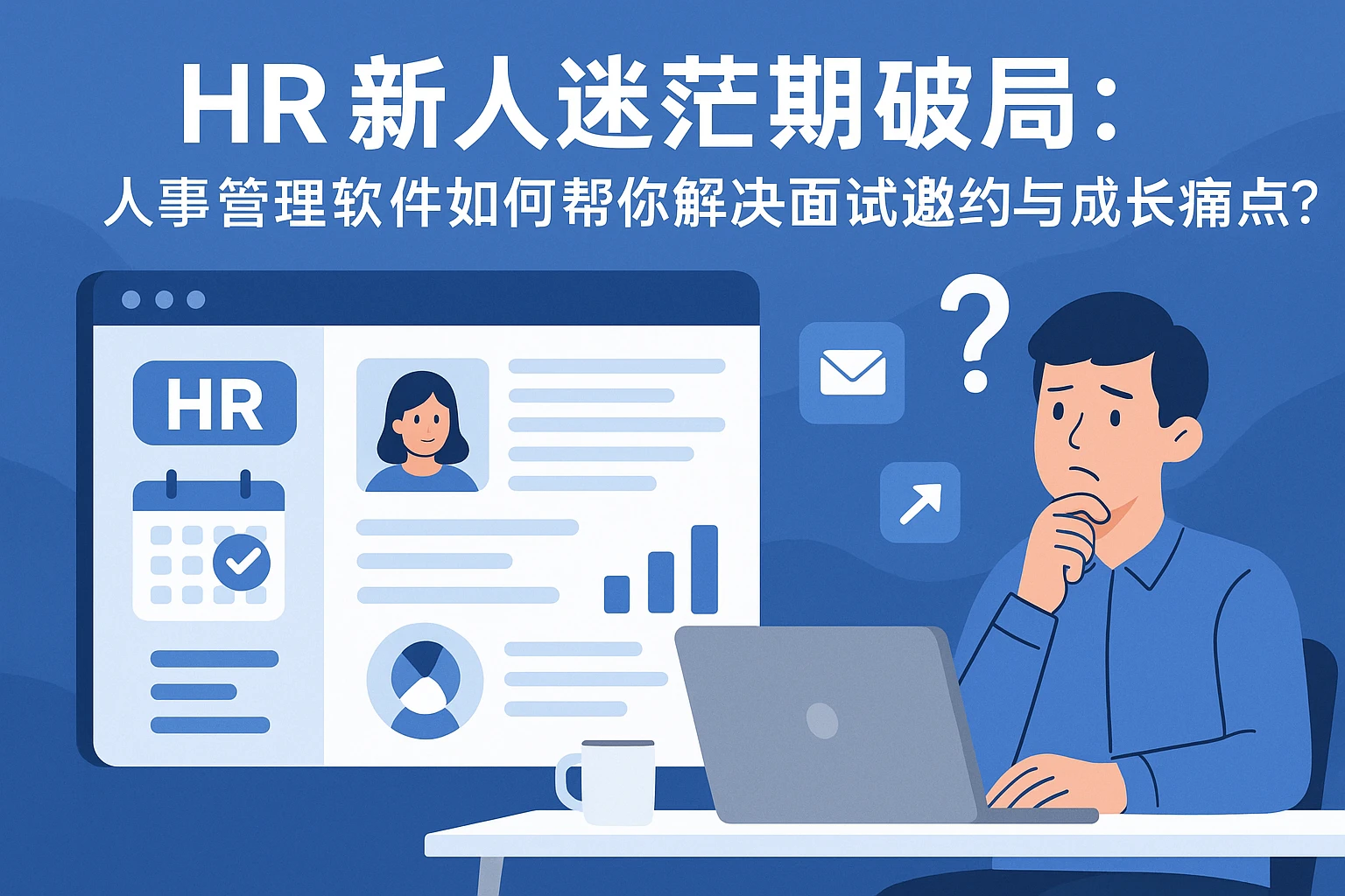 HR新人迷茫期破局：人事管理软件如何帮你解决面试邀约与成长痛点？