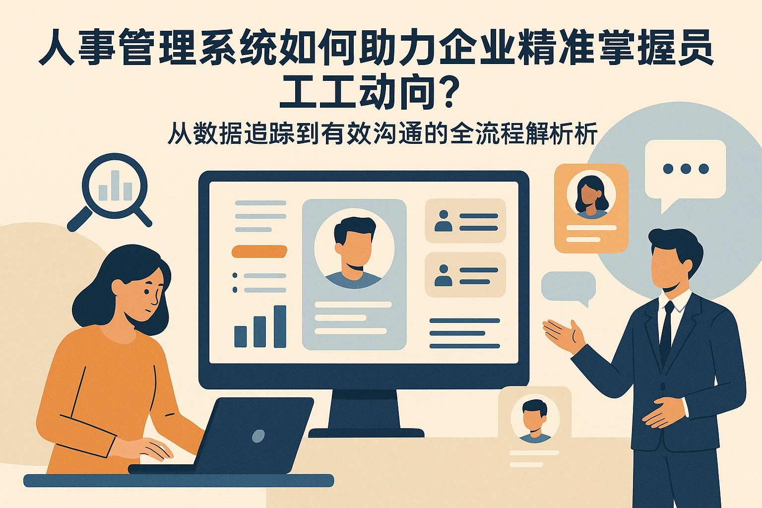 人事管理系统如何助力企业精准掌握员工动向？从数据追踪到有效沟通的全流程解析