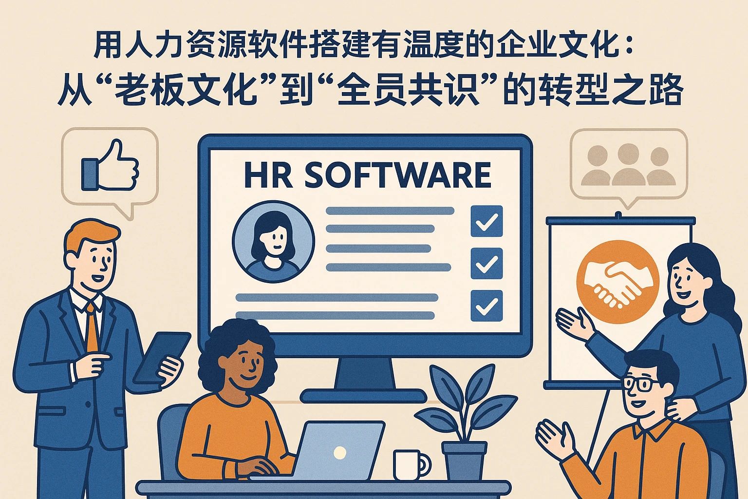 用人力资源软件搭建有温度的企业文化：从“老板文化”到“全员共识”的转型之路