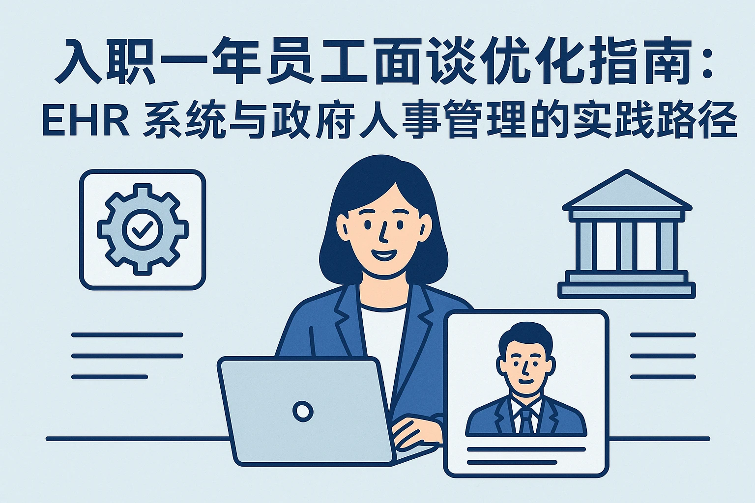 入职一年员工面谈优化指南：EHR系统与政府人事管理的实践路径