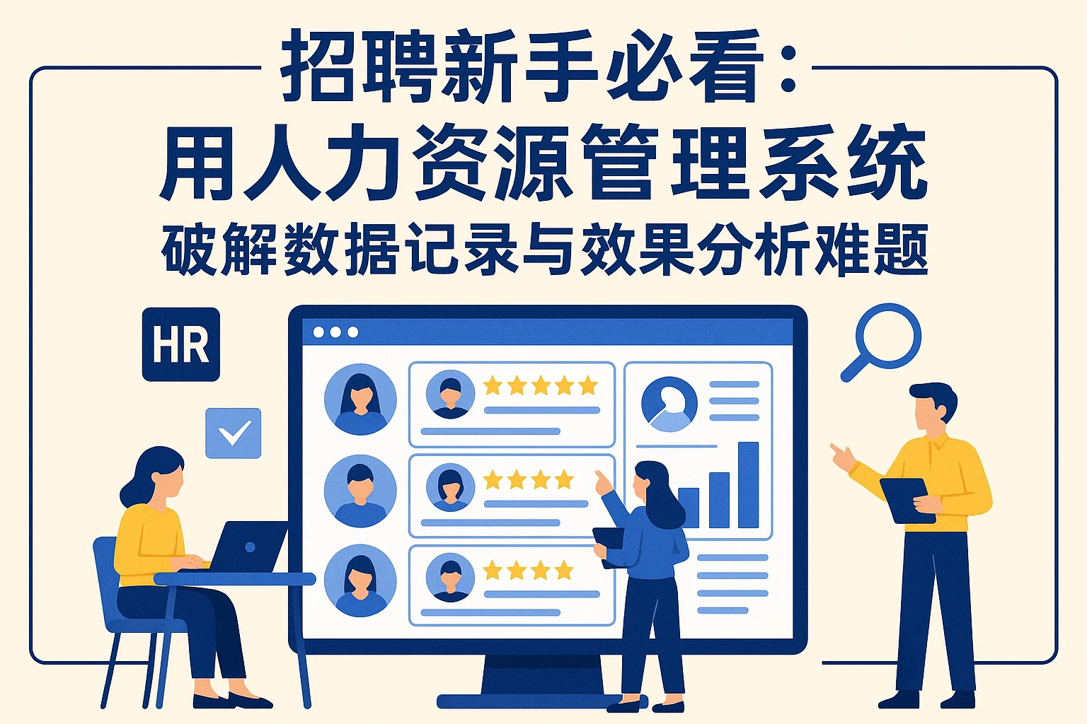 招聘新手必看：用人力资源管理系统破解数据记录与效果分析难题