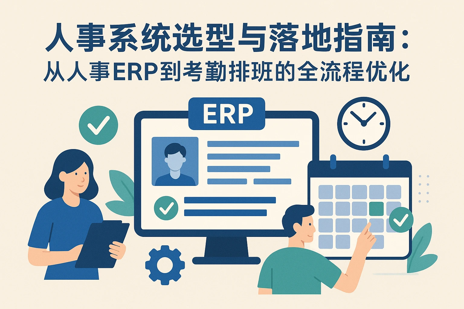 人事系统选型与落地指南：从人事ERP到考勤排班的全流程优化