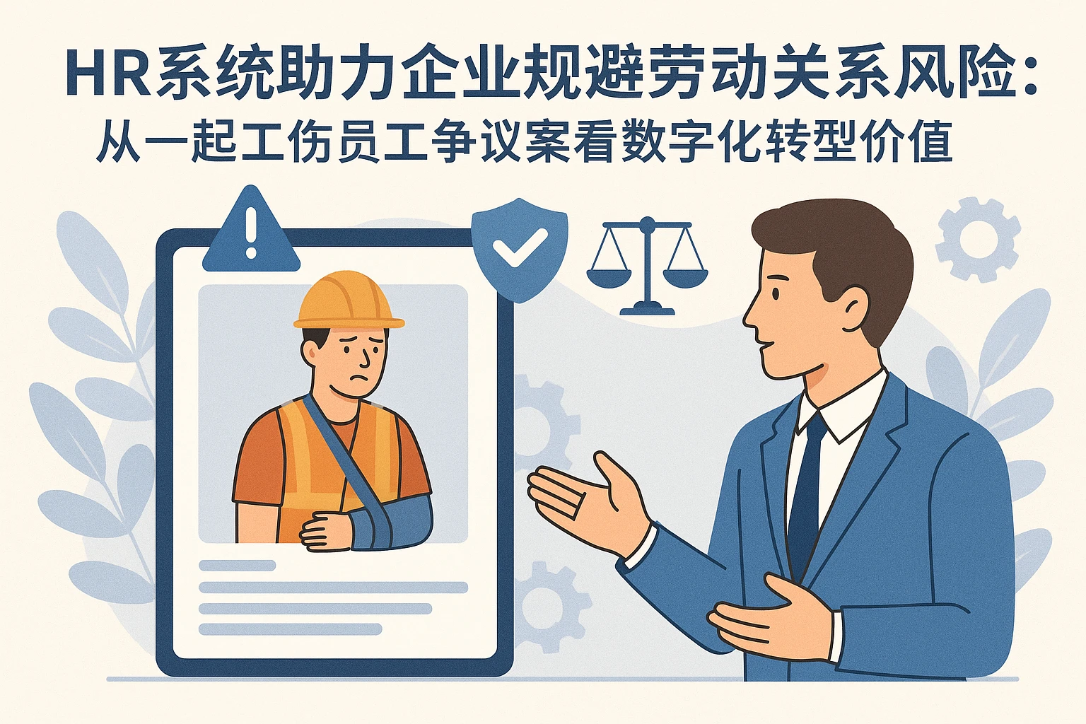 HR系统助力企业规避劳动关系风险：从一起工伤员工争议案看数字化转型价值