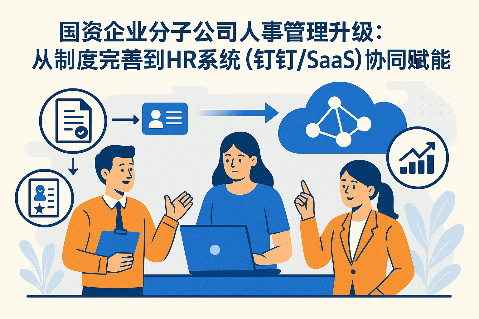 国资企业分子公司人事管理升级：从制度完善到HR系统（钉钉/ SaaS）协同赋能
