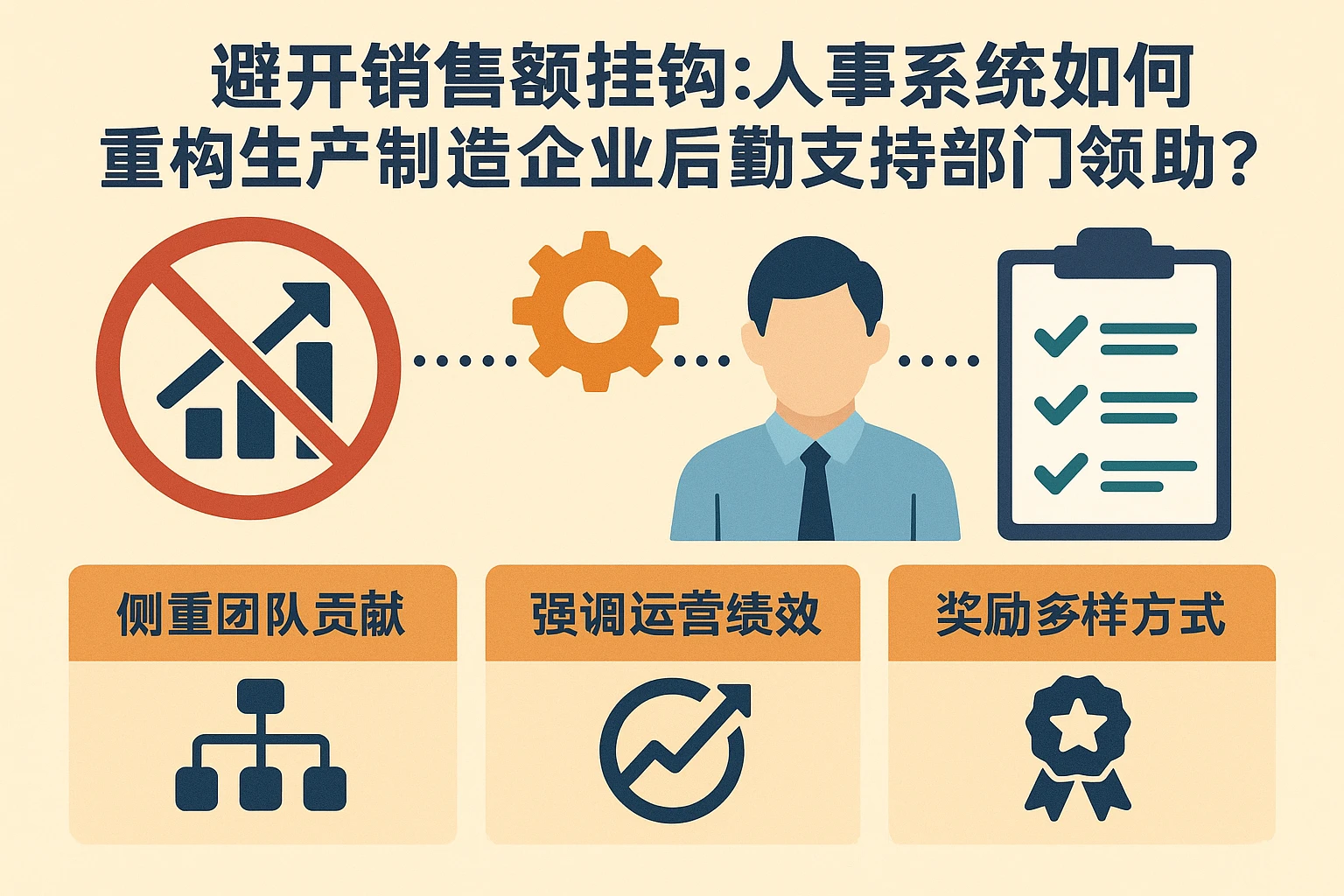 避开销售额挂钩：人事系统如何重构生产制造企业后勤支持部门奖励体系？
