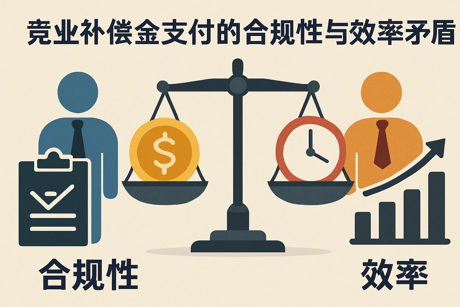 2. 竞业补偿金支付的合规性与效率矛盾